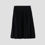 WOOL COTTON GABARDINE SKIRT