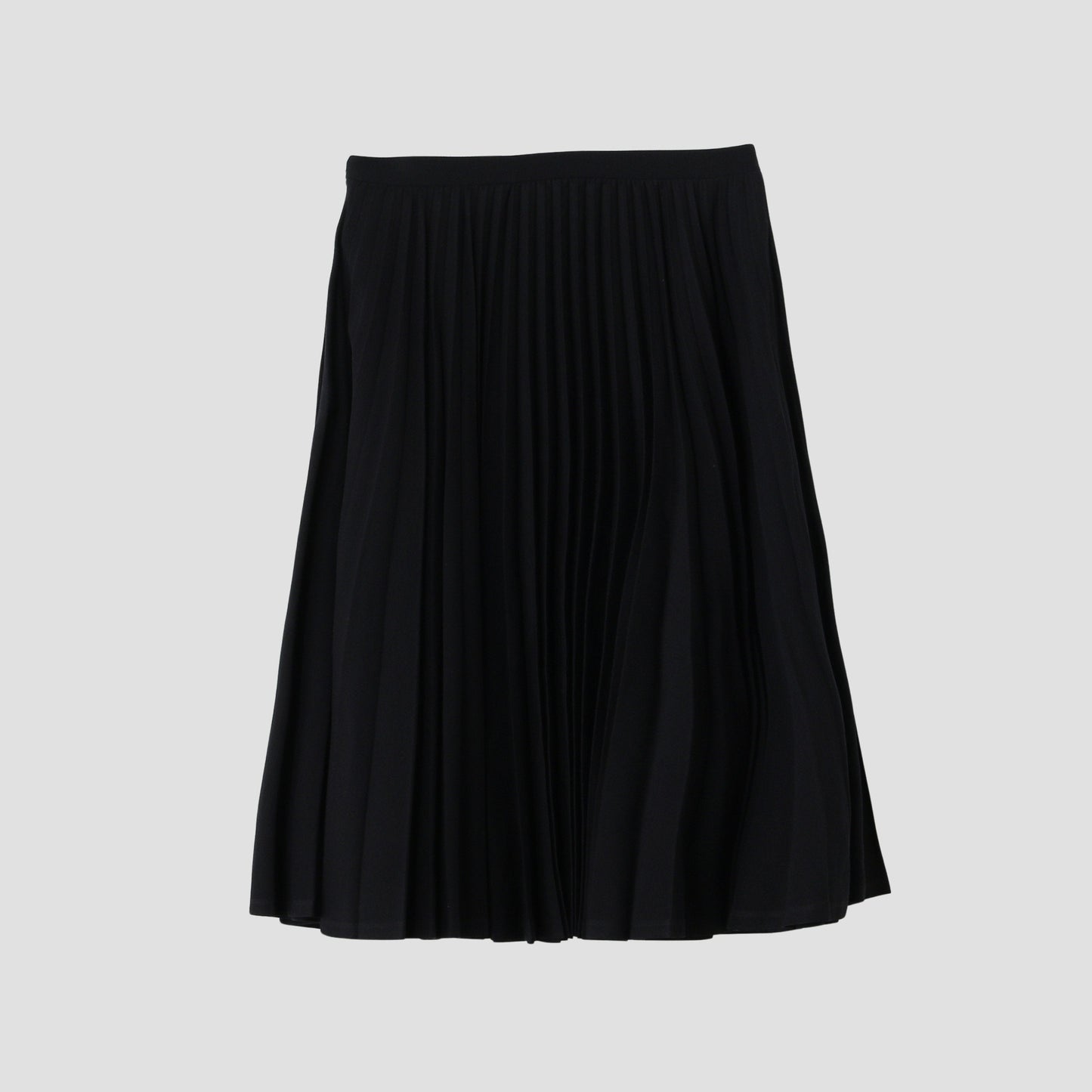 WOOL COTTON GABARDINE SKIRT
