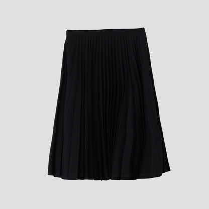 WOOL COTTON GABARDINE SKIRT