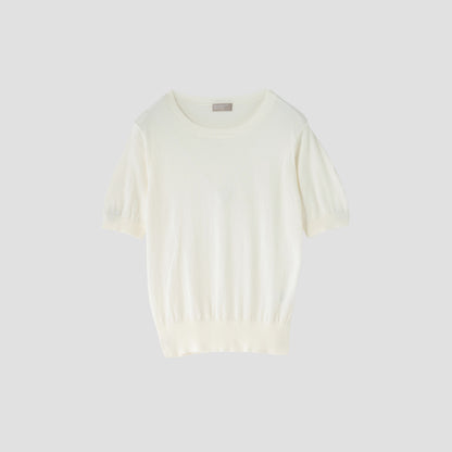 SWISS COTTON JUMPER KNIT