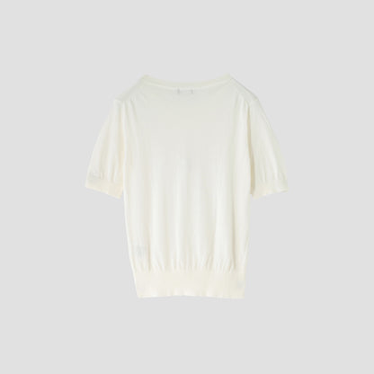 SWISS COTTON JUMPER KNIT