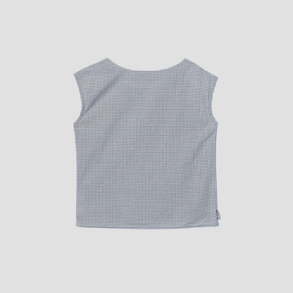 COTTON LINEN CHECK SHIRT