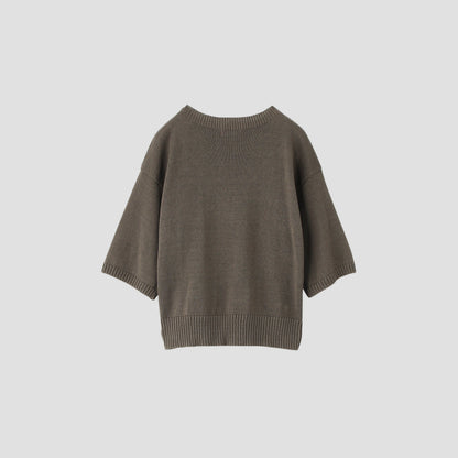 TWISTED LINEN COTTON KNIT