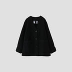 FELTED WOOL TWILL BLOUSON