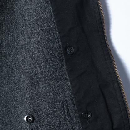 WASHED WAXED COTTON BLOUSON