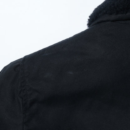 WASHED WAXED COTTON BLOUSON