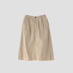 FINE COMPACT POPLIN SKIRT