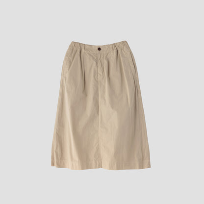 FINE COMPACT POPLIN SKIRT