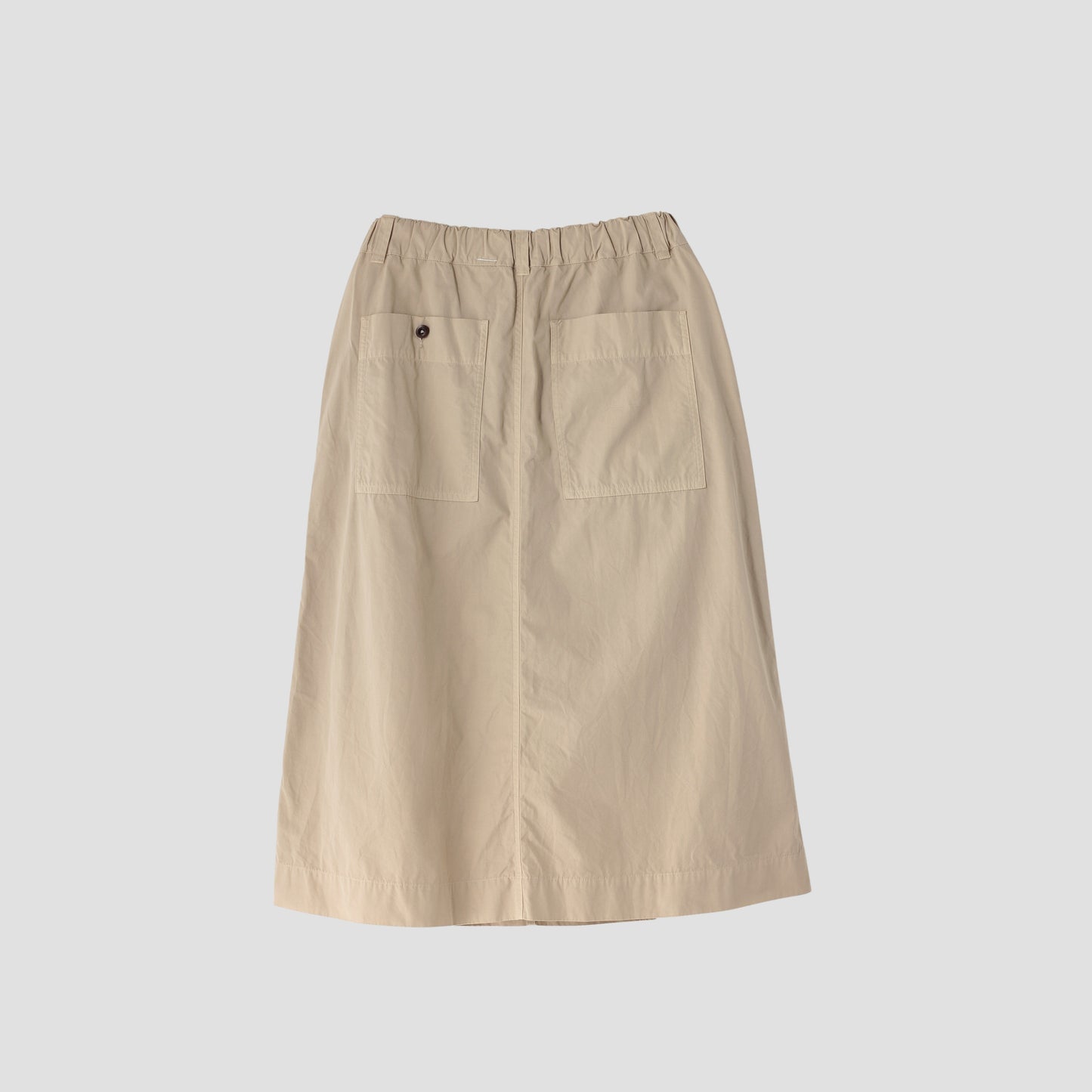 FINE COMPACT POPLIN SKIRT