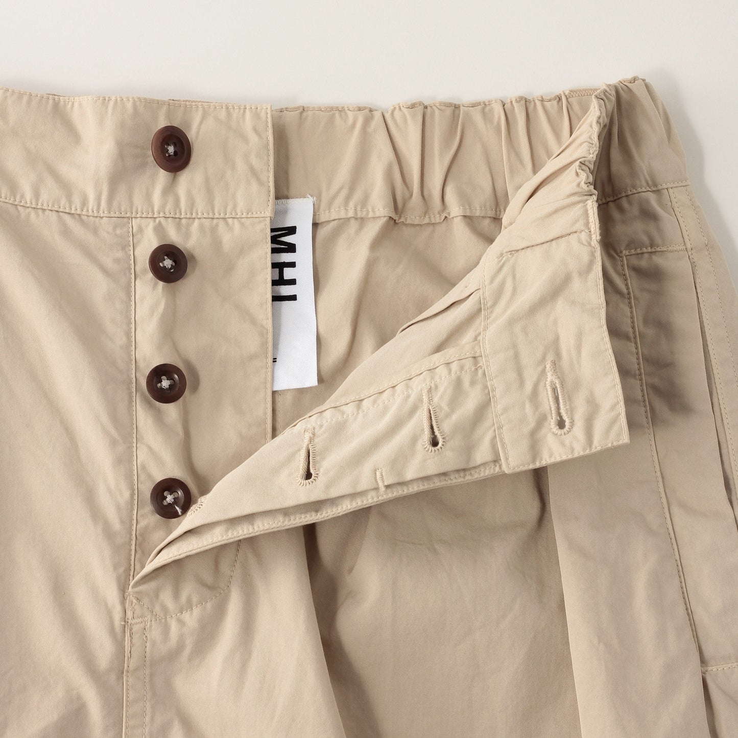 FINE COMPACT POPLIN SKIRT