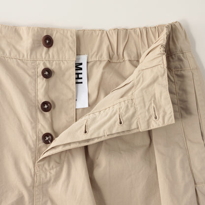 FINE COMPACT POPLIN SKIRT