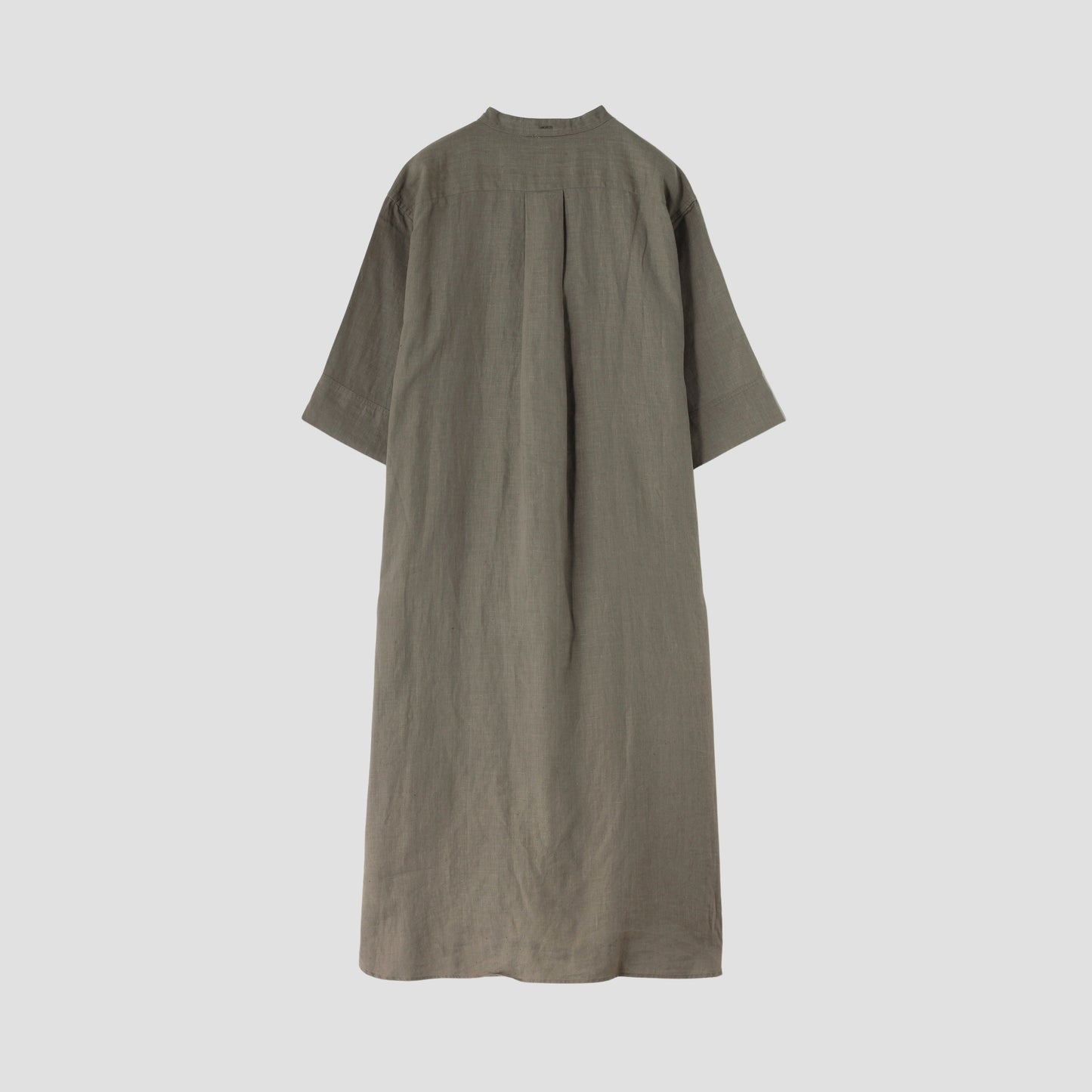 PLAIN WEAVE LINEN DRESS