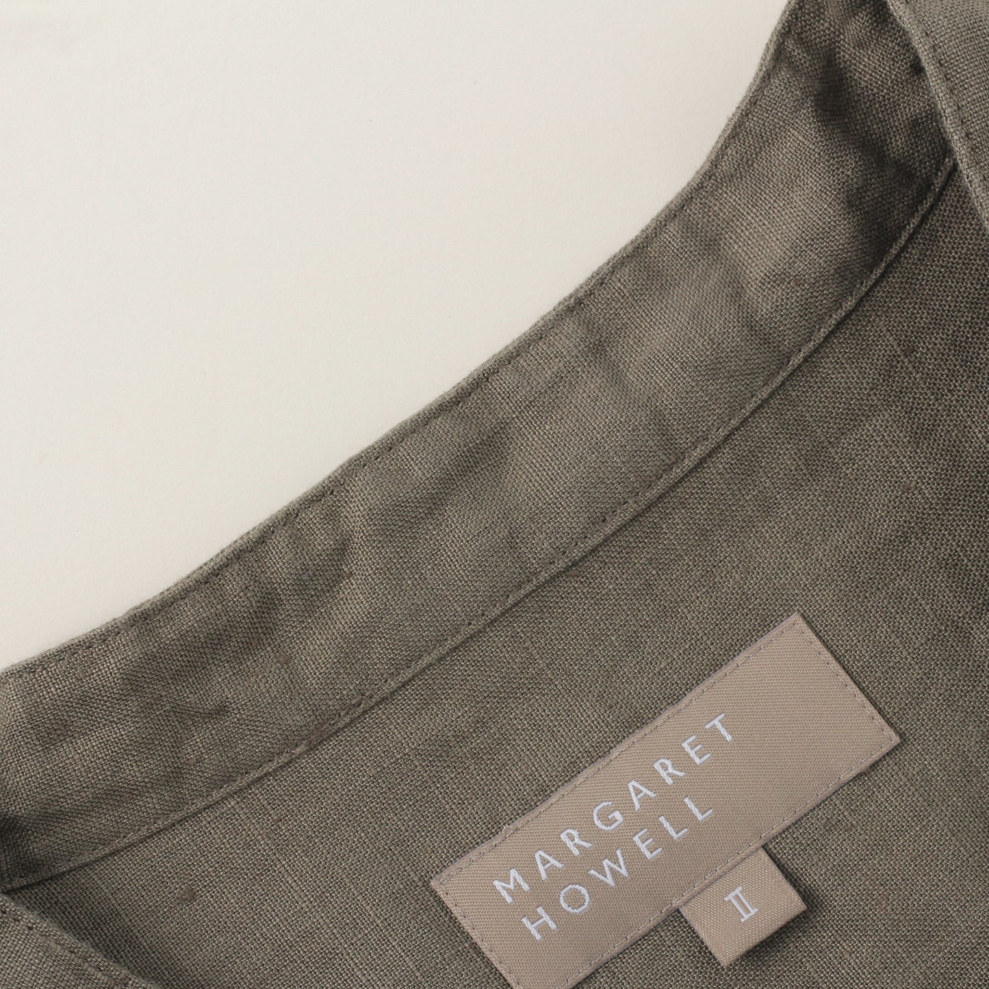 PLAIN WEAVE LINEN DRESS