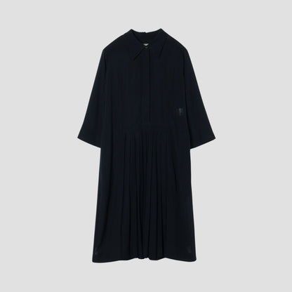 FINE COTTON SILK DRESS