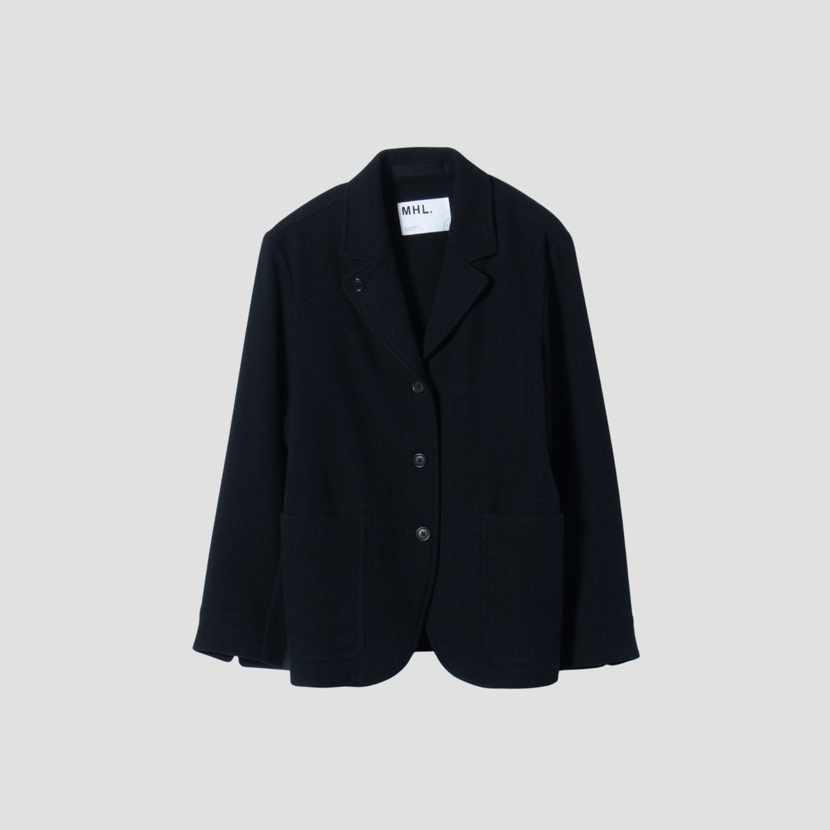 LOFTED WOOL TWILL JACKET
