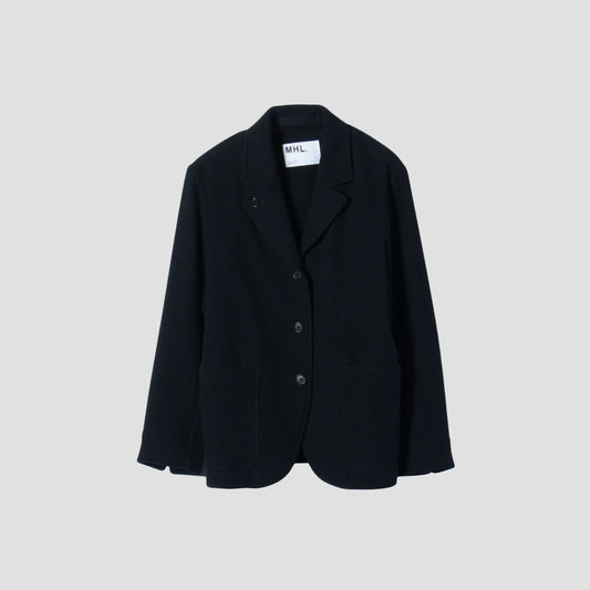 LOFTED WOOL TWILL JACKET