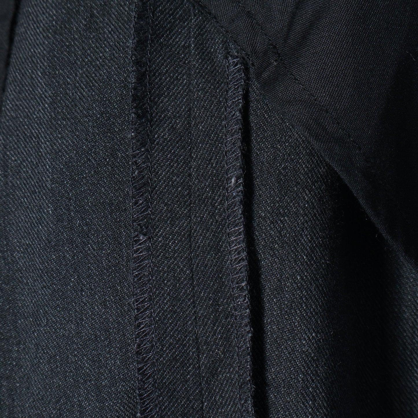 BRUSHED COTTON WOOL TROUSERS