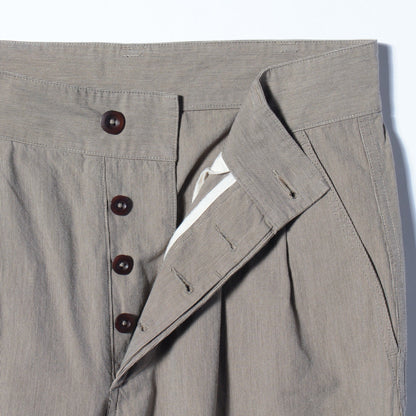 TINY STRIPE COTTON TROUSERS
