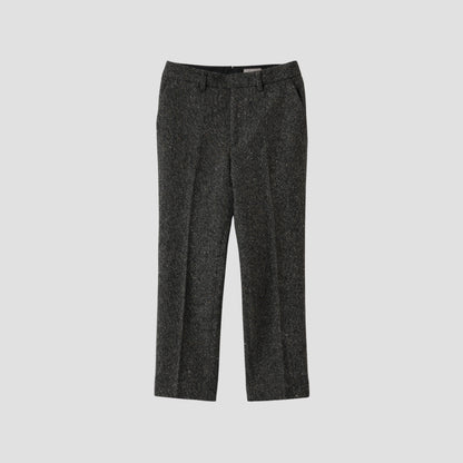 WOOL TWEED TROUSERS