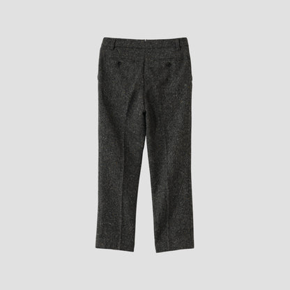 WOOL TWEED TROUSERS