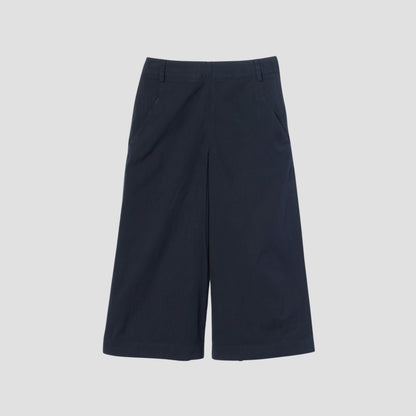 COTTON SILK POPLIN TROUSERS