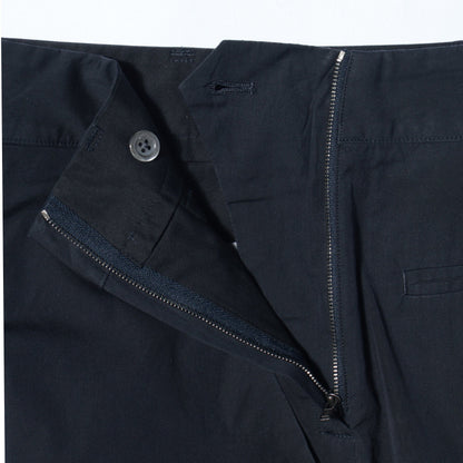 COTTON SILK POPLIN TROUSERS