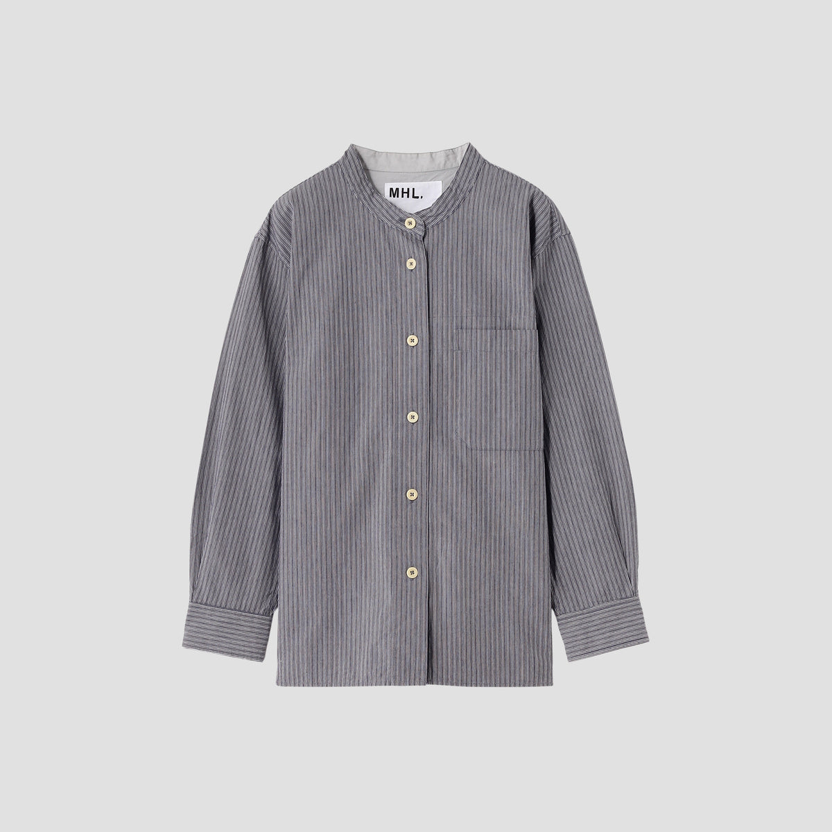 NATURAL SEERSUCKER STRIPE SHIRT