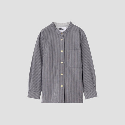 NATURAL SEERSUCKER STRIPE SHIRT