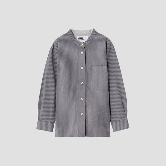 NATURAL SEERSUCKER STRIPE SHIRT