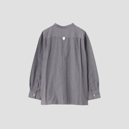 NATURAL SEERSUCKER STRIPE SHIRT
