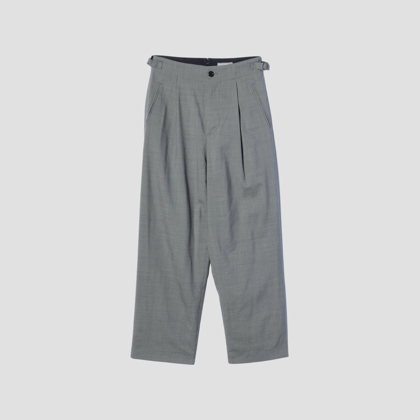 FINE WOOL POPLIN TROUSERS