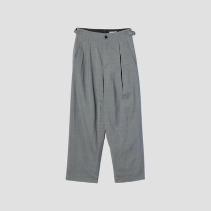FINE WOOL POPLIN TROUSERS