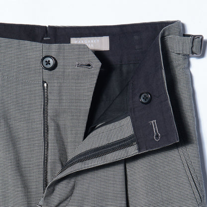 FINE WOOL POPLIN TROUSERS