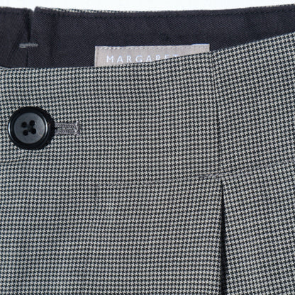 FINE WOOL POPLIN TROUSERS