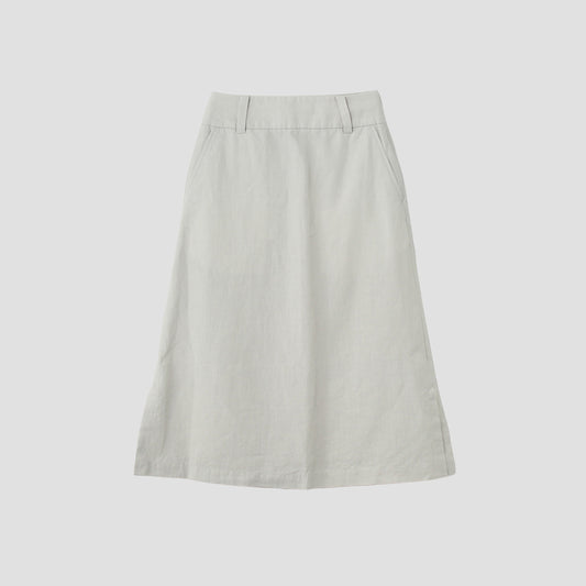 HIGH DENSE LINEN SKIRT