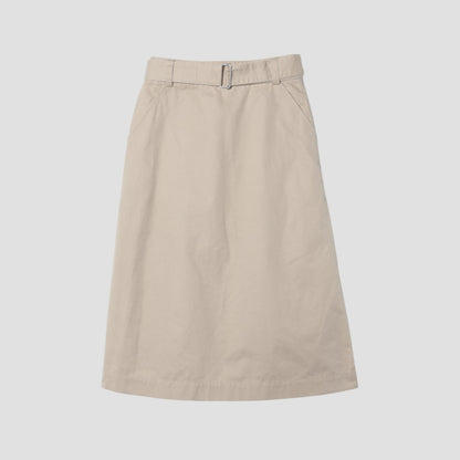LIGHT COTTON LINEN TWILL SKIRT
