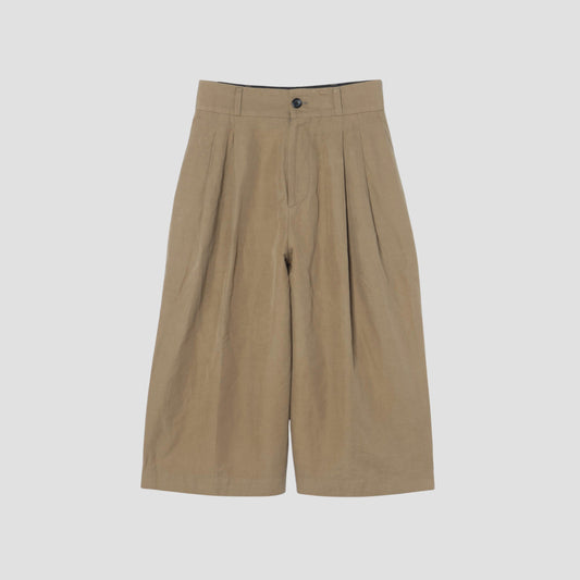 YARN DYE COTTON LINEN TROUSERS