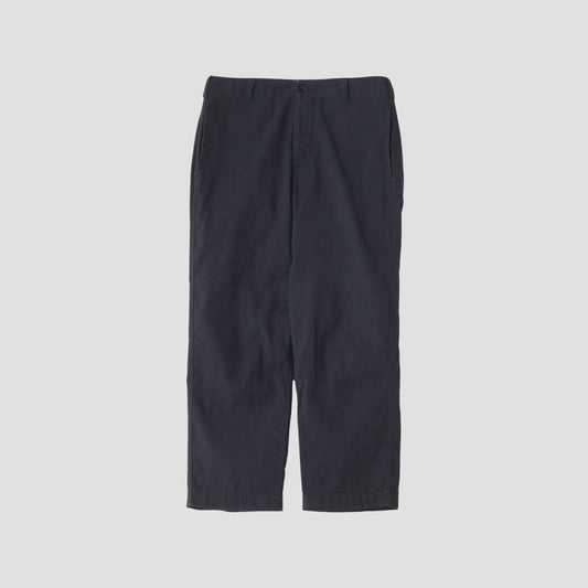 LINEN COTTON CANVAS TROUSERS