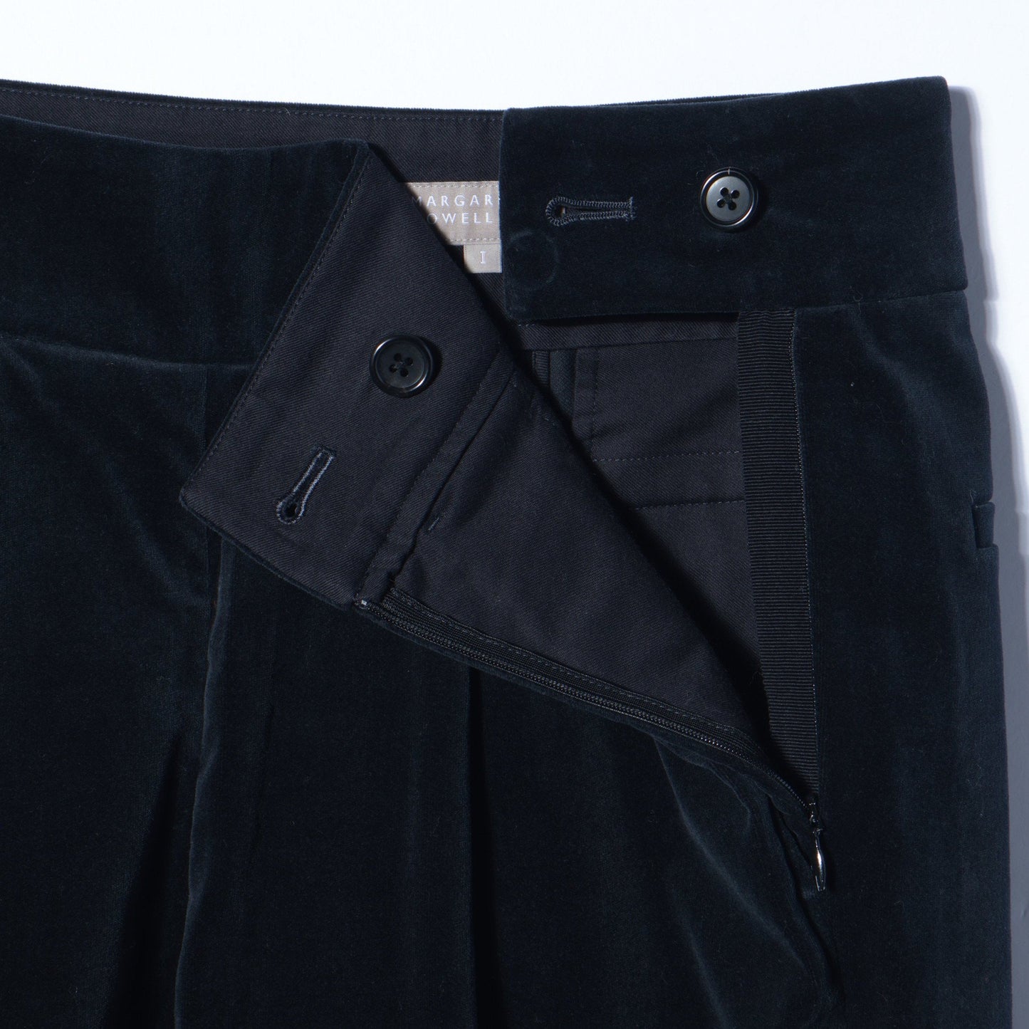 COTTON VELVET TROUSERS