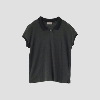 FINE LINEN JERSEY POLO