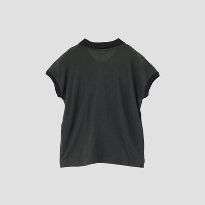 FINE LINEN JERSEY POLO