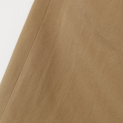 HIGH DENSE LINEN TWILL TROUSERS