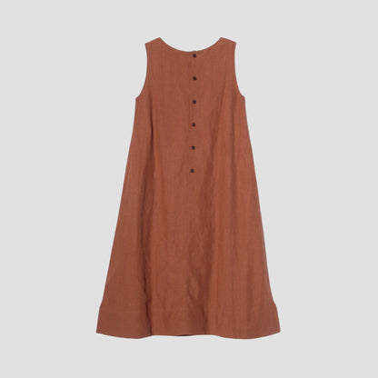 DENSE FINE LINEN DRESS