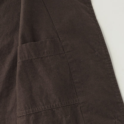 OVERDYE MELANGE COTTON LINEN BLOUSON