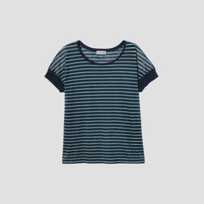 LINEN STRIPE JERSEY
