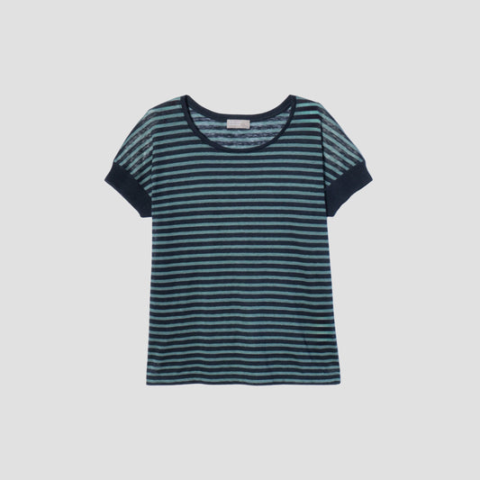 LINEN STRIPE JERSEY