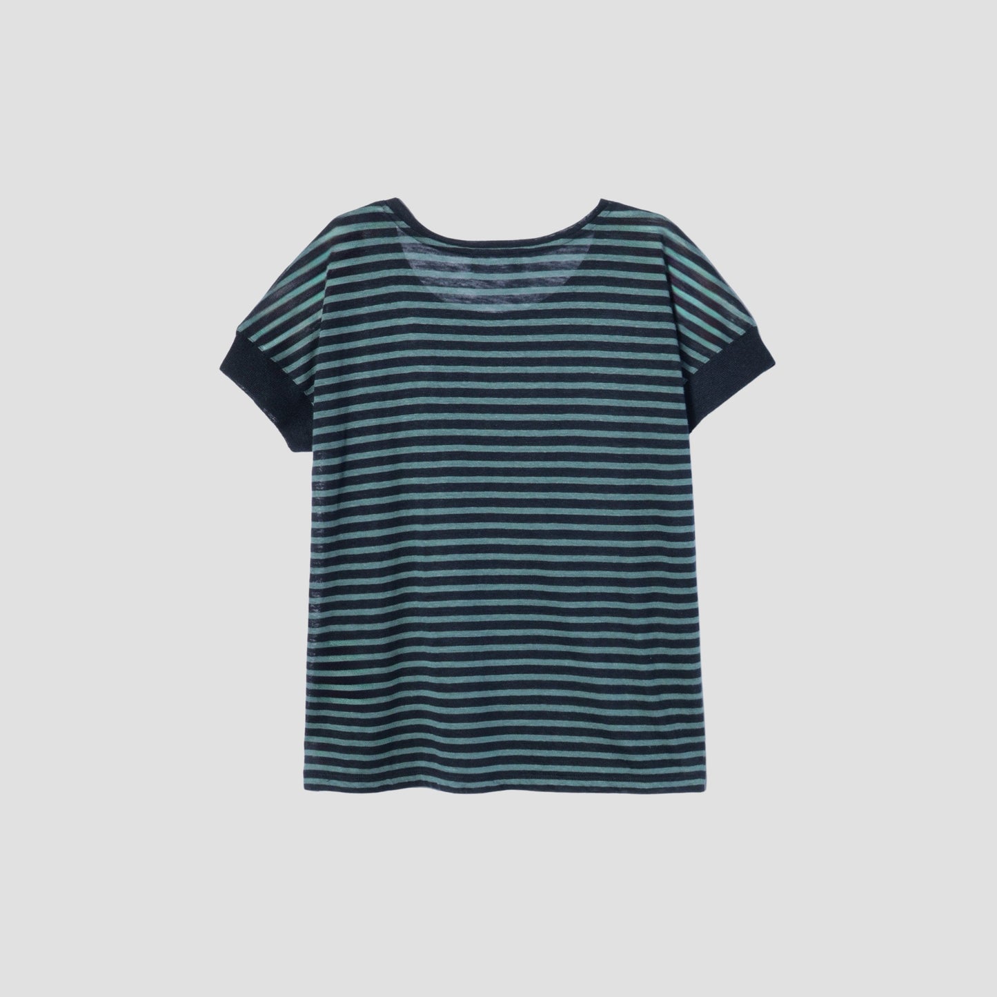 LINEN STRIPE JERSEY