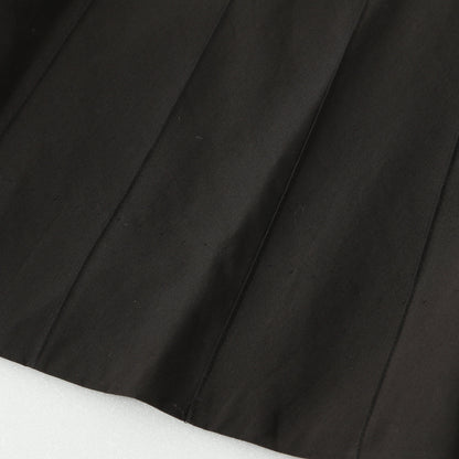 COTTON SILK POPLIN DRESS