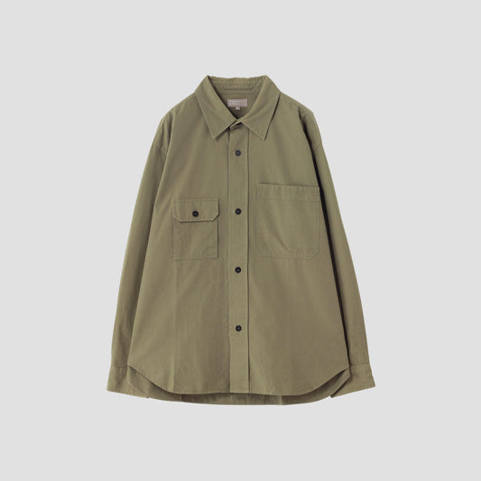 MATT COTTON POPLIN SHIRT