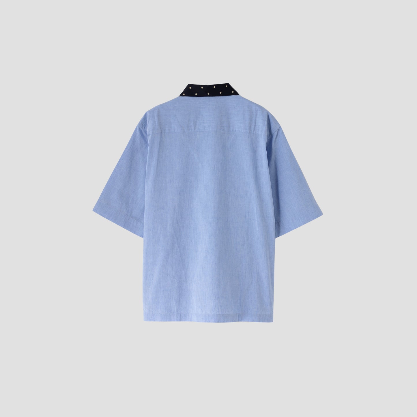 COTTON LINEN CHAMBRAY SHIRT